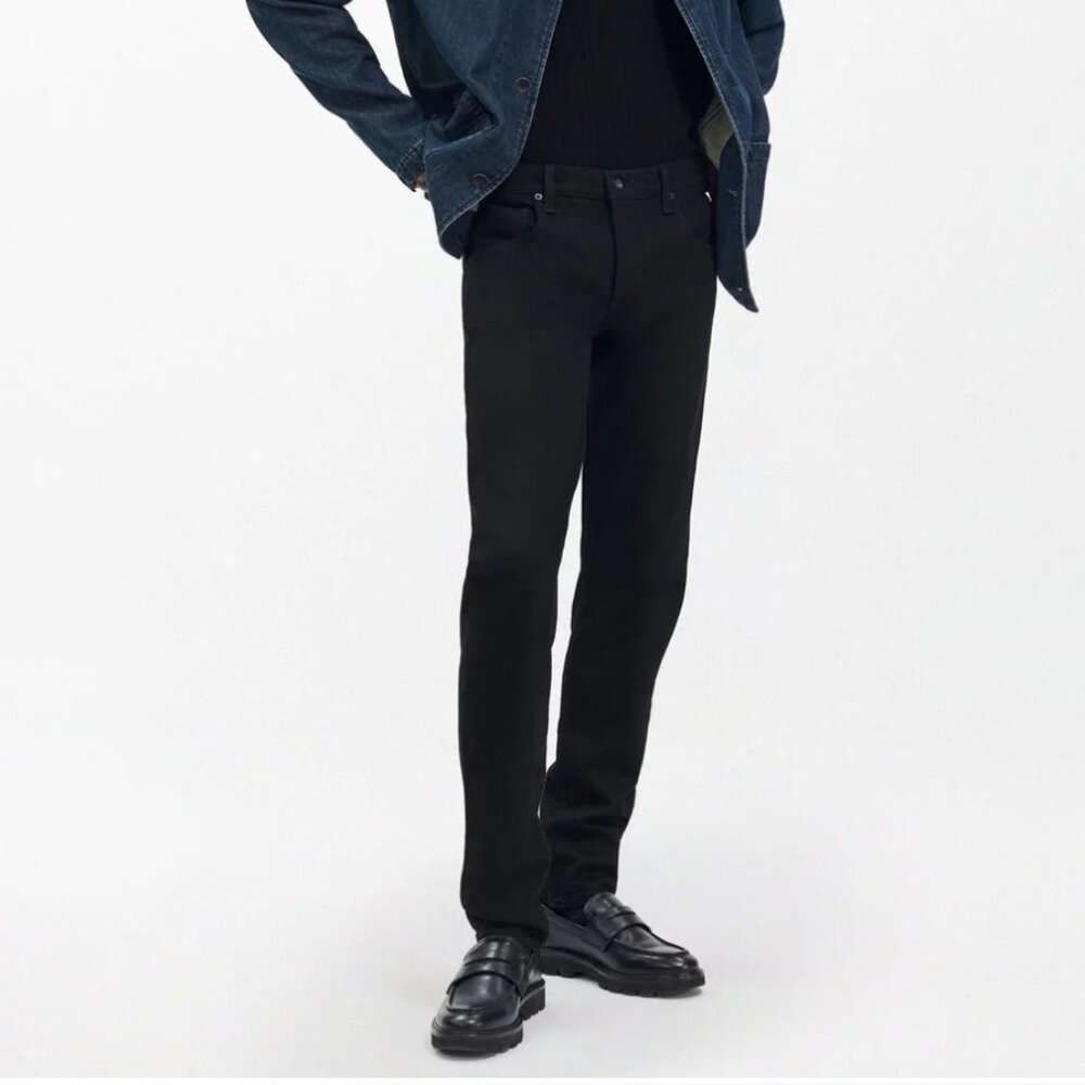Rag & Bone Fit 1 Extra Slim Black Jeans